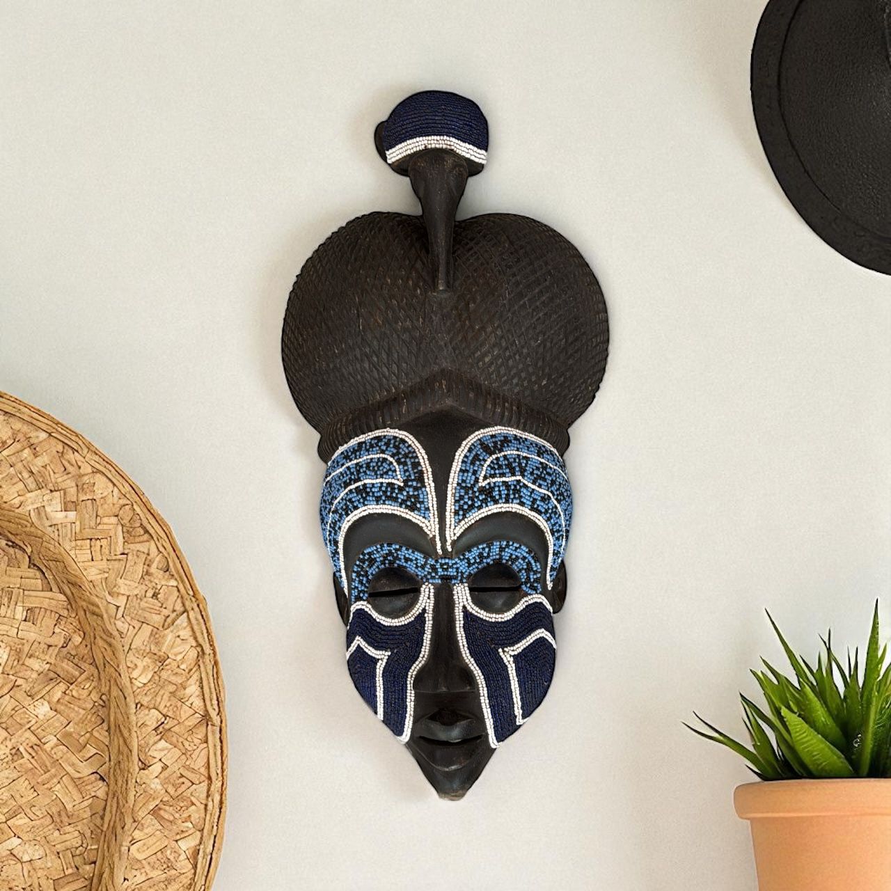 Mask Taboua - Blue Wisdom