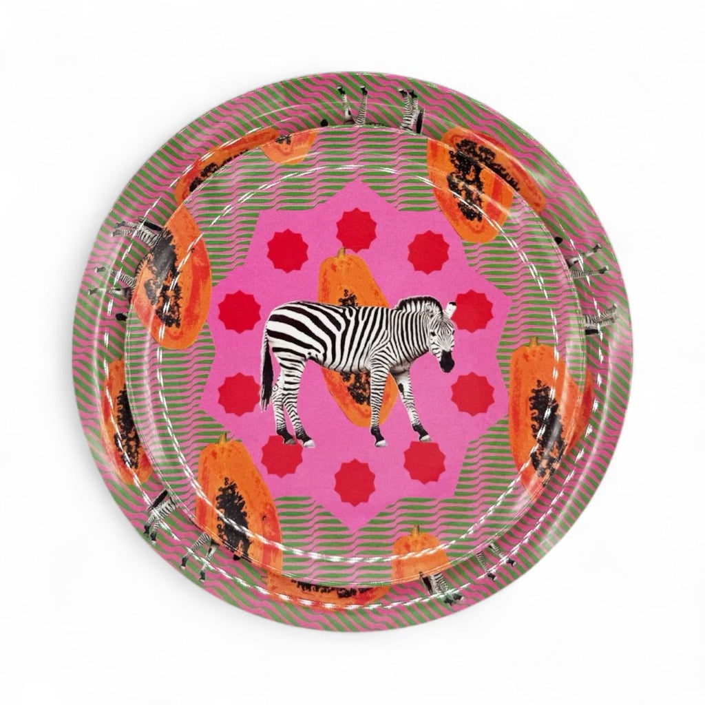 Papaya Zebra Plate
